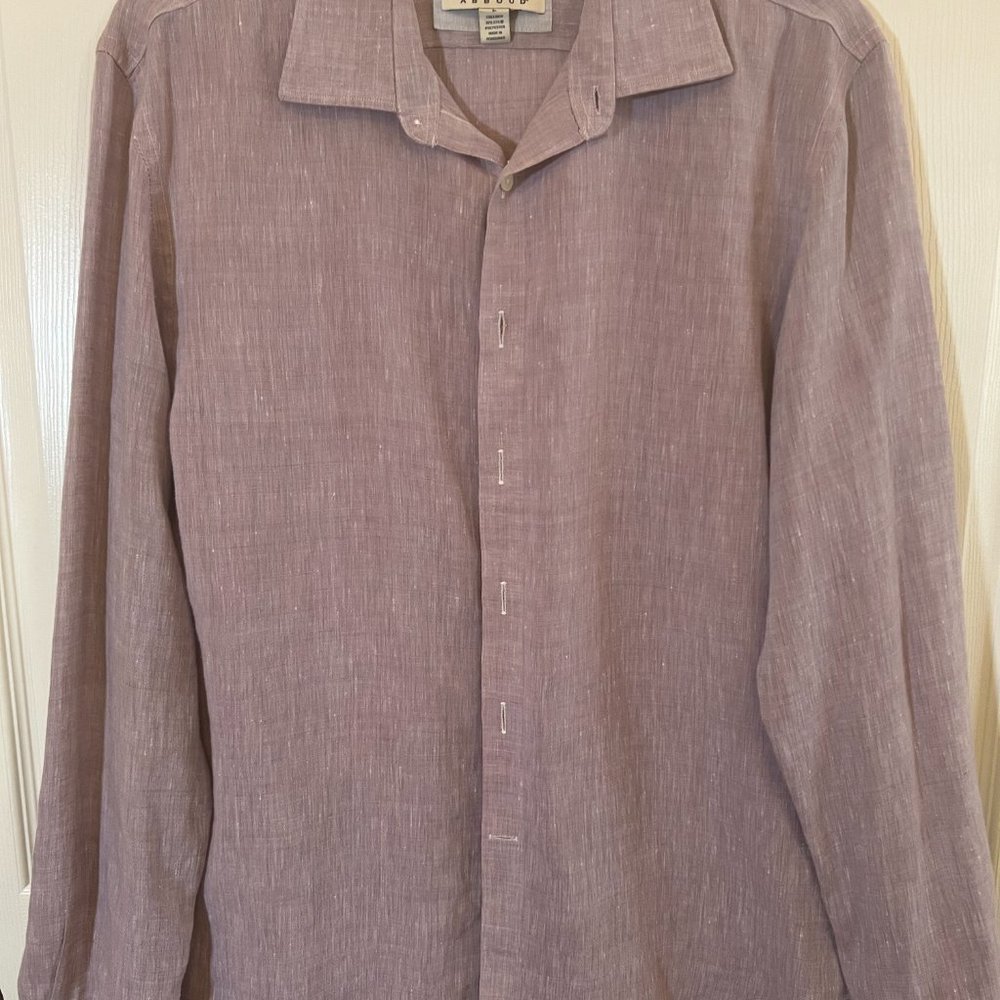 Light colored Linen dress shirt
